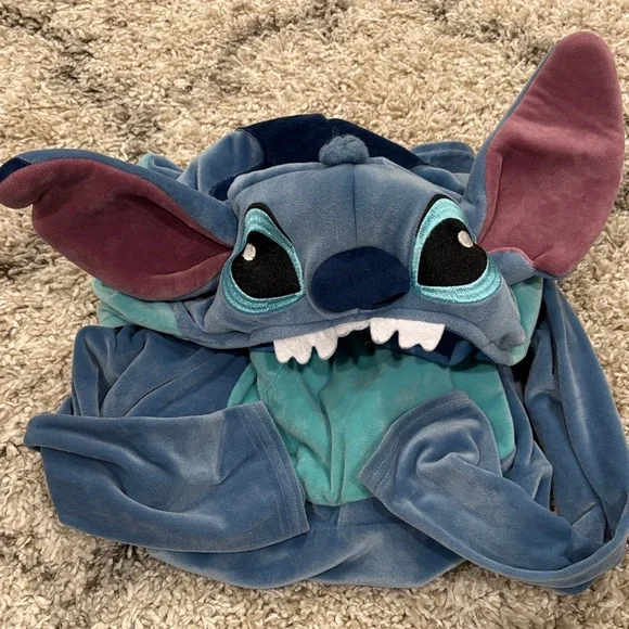 Disney Stitch Hooded Dress Youth Large Spirit Halloween Cosplay Costume - Picture 11 of 11